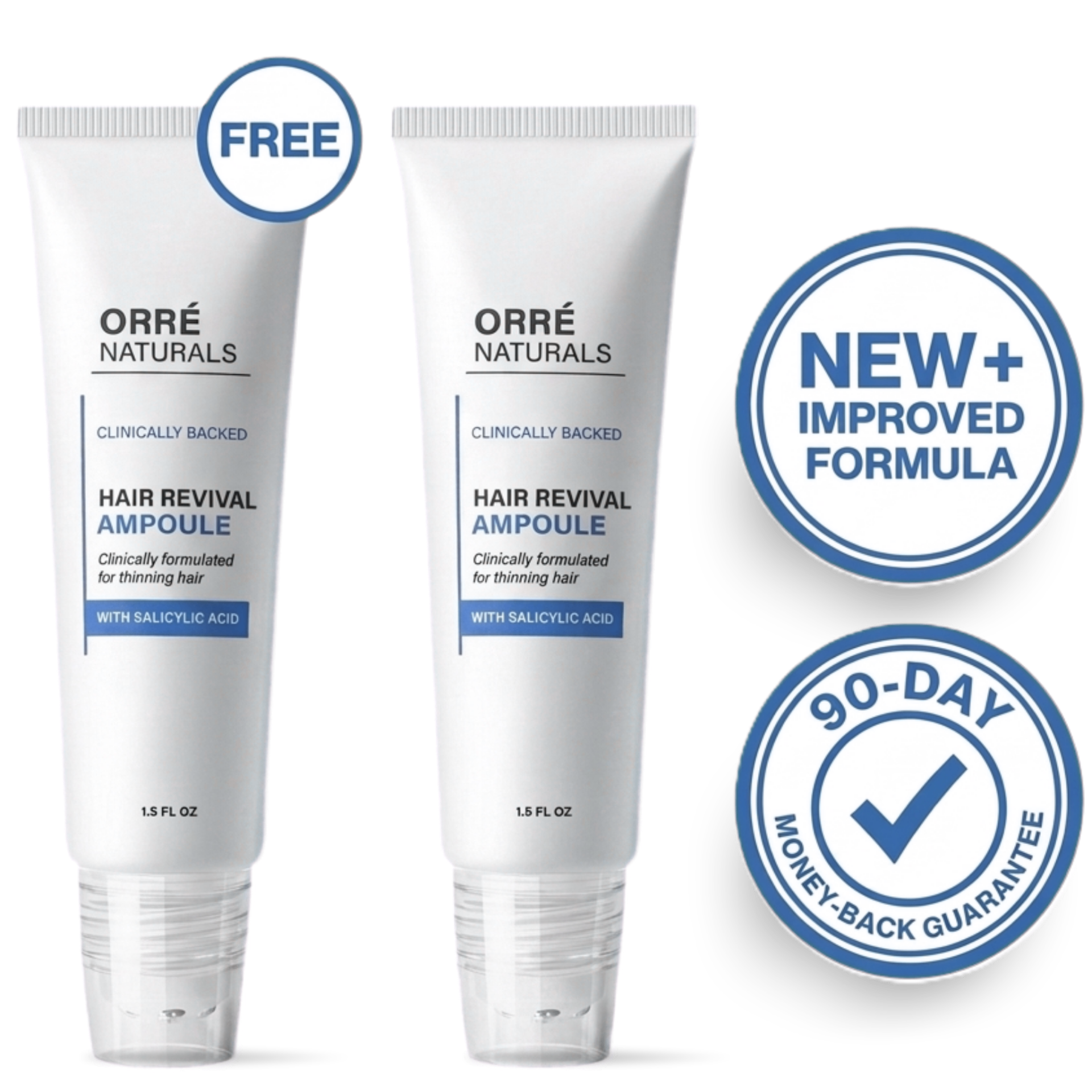OrréNaturals™ Hair Revival Ampoule buy one get one free bundle